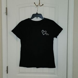 HEART Top  100% Cotton NWOT
